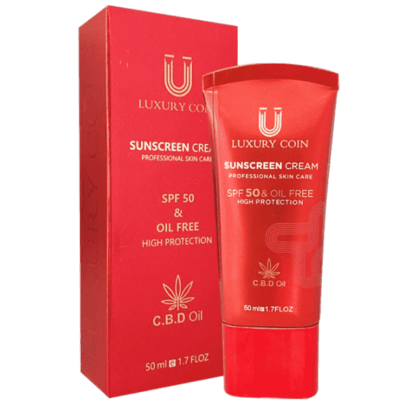 کرم ضد آفتاب spf50 لاکچری کوین